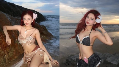 “Nữ hoàng dao kéo” Đan Thy và loạt ảnh bikini đi biển hút ánh nhìn