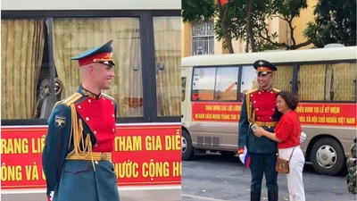Khối trưởng Nga xúc động trước tình cảm người dân Việt Nam sau diễu binh A80