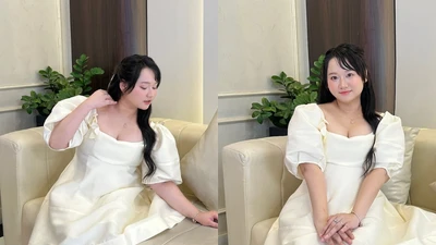 Trúc Anh (Mắt biếc) tự tin khoe vẻ mũm mĩm rạng ngời