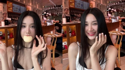 "Streamer cô giáo" diện mốt lộ nội y đi cafe hút ánh nhìn