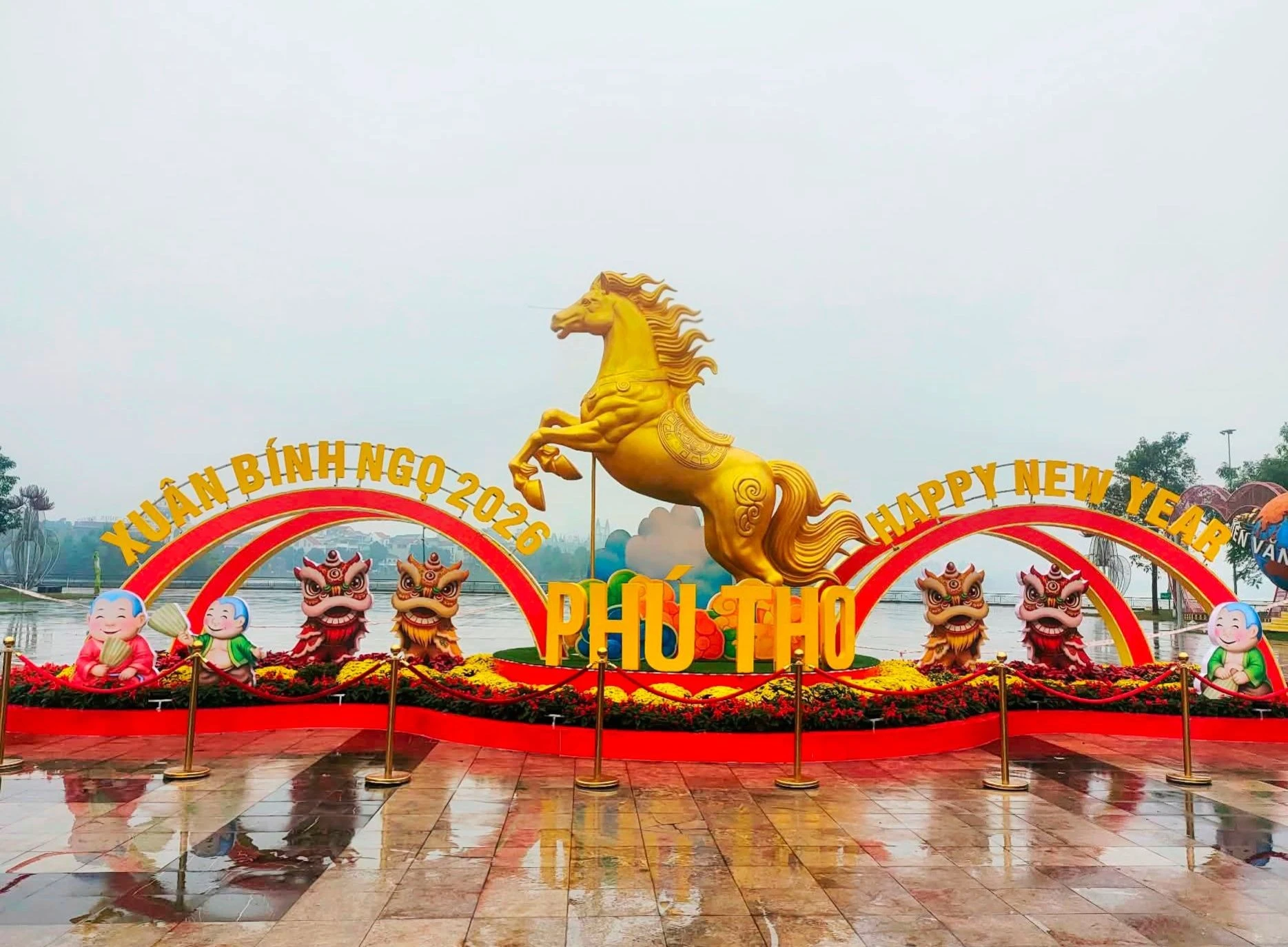 Loạt linh vật ngựa tuyệt đẹp của Phú Thọ dịp tết Bính Ngọ 2026