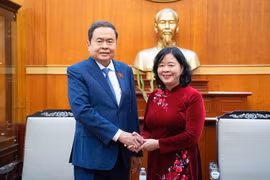 Chủ tịch Quốc hội thăm, chúc Tết Ủy ban Trung ương MTTQ Việt Nam