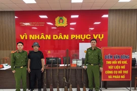 Phát hiện 7 khẩu súng tại khu vực hầm một tòa nhà ở Hải Phòng