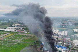 Cháy xưởng tái chế ở Hưng Yên, nghi có nhiều thương vong