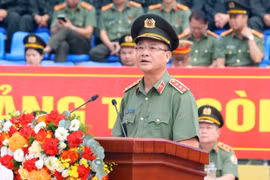 Xuất quân đảm bảo an ninh, trật tự lễ kỷ niệm, diễu binh, diễu hành