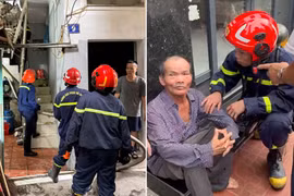 Kịp thời cứu 1 người dân trong đám cháy ở Hải Phòng