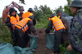 Hưng Yên thông tin về sự cố tràn bờ bao kênh dẫn Cù Là