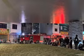 2 người bị thương trong vụ cháy nhà trọ ở Hải Phòng