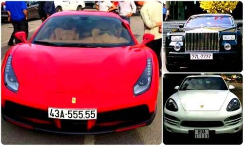 Choáng váng soi các biển số siêu xe của đại gia Việt