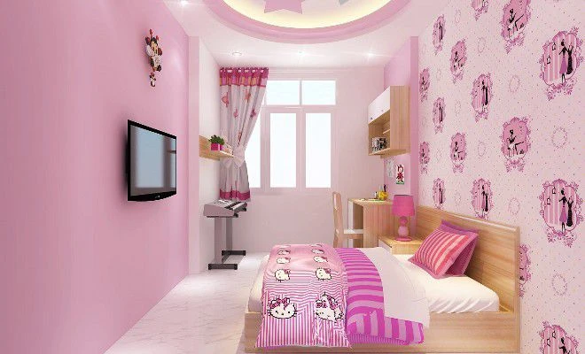 Những mẫu giấy dán tường trang trí phòng bé hot nhất 2017