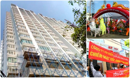 Cận cảnh chung cư Viên Ngọc Phương Nam bị khuyến cáo không nên ở