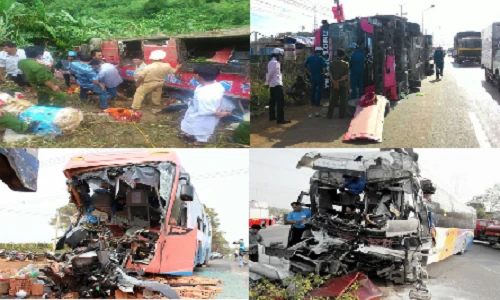 Hàng loạt vụ tai nạn xe giường nằm kinh hoàng 2015 ở VN