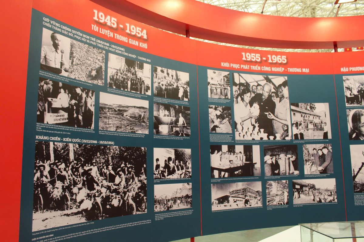 Triển lãm sẽ trưng bày, giới thiệu những thành tựu nổi bật của đất nước trong 80 năm xây dựng và phát triển trên các lĩnh vực trọng điểm như công nghiệp - công nghệ; đầu tư - thương mại; nông nghiệp - nông thôn; an ninh - quốc phòng; đối ngoại; y tế, giáo dục; văn hóa, thể thao và du lịch.