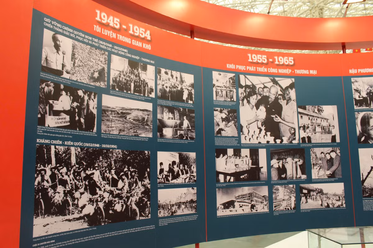 Triển lãm sẽ trưng bày, giới thiệu những thành tựu nổi bật của đất nước trong 80 năm xây dựng và phát triển trên các lĩnh vực trọng điểm như công nghiệp - công nghệ; đầu tư - thương mại; nông nghiệp - nông thôn; an ninh - quốc phòng; đối ngoại; y tế, giáo dục; văn hóa, thể thao và du lịch.