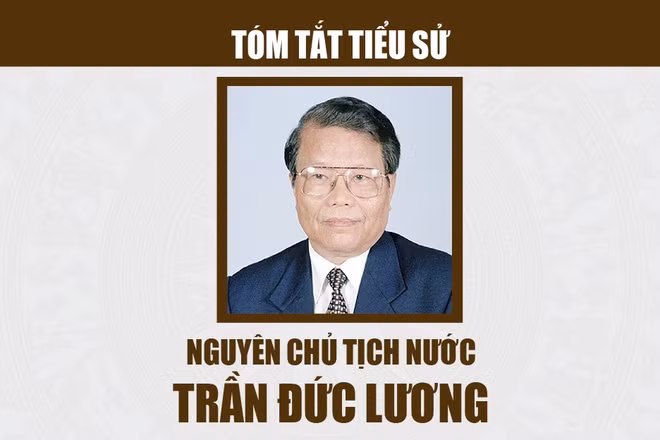 [INFOGRAPHIC] Tiểu sử nguyên Chủ tịch nước Trần Đức Lương