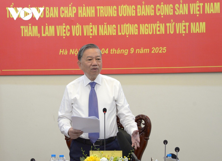 Tổng Bí thư Tô Lâm phát biểu tại buổi làm việc vien-nang-luong-2.jpg