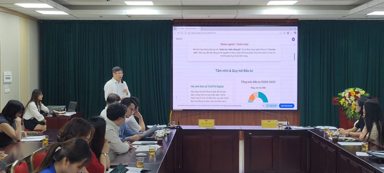 Đại diện Viện Sáng tạo và Chuyển đổi số (VIDTI) giới thiệu về Đề án Chuyển đổi số tổng thể Cơ quan VUSTA giai đoạn 2026-2031 hoi-thao-lhh3.jpg