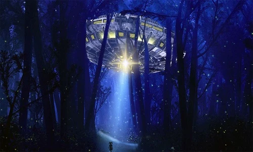 Dấu tích giật mình về căn cứ UFO trong rừng rậm nước Anh 