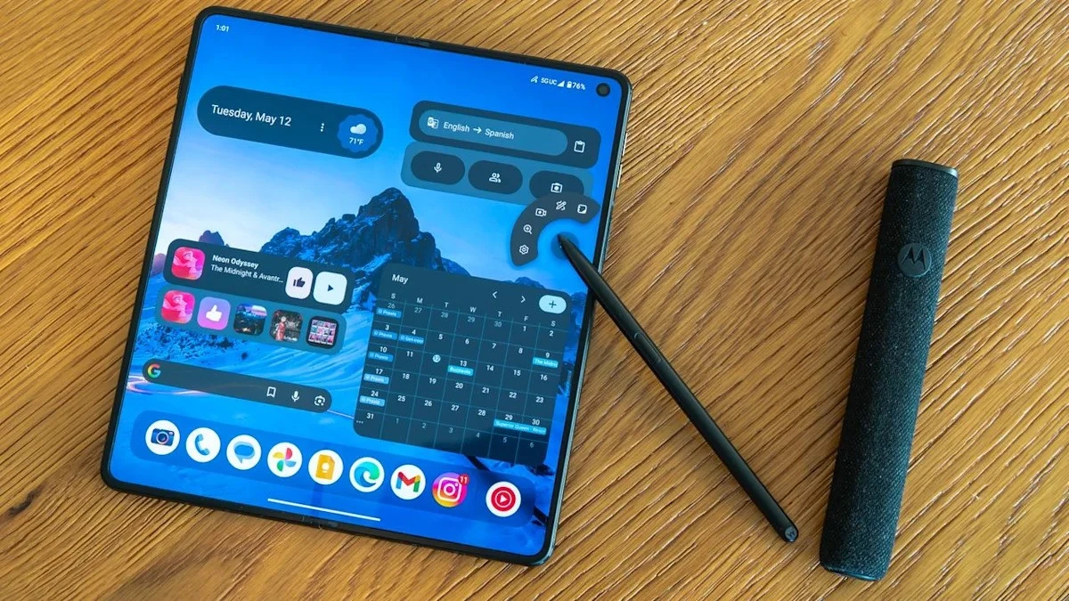 [GALLERY] Tối ưu trải nghiệm với 6 tính năng bút Moto Pen Ultra với Razr Fold