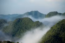 Pù Luông vào mùa mây, khung trời trắng xóa mê hoặc du khách