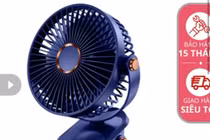 Có nên mua quạt tích điện kẹp bàn mini giá 75.000 đồng?