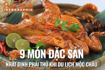 [INFOGRAPHIC] 9 món đặc sản nhất định phải thử khi du lịch Mộc Châu