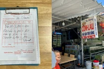 Quán bún ở Hạ Long bị xử phạt do thu tiền cao hơn niêm yết