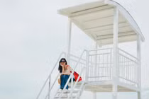 Đến Bãi Cháy check-in chiếc chòi trắng “chuẩn Hàn”