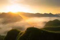 Đồi cỏ Ba Quáng cảnh đẹp như phim, "đốn tim" du khách mê khám phá