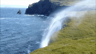 Thác nước ở quần đảo Faroe