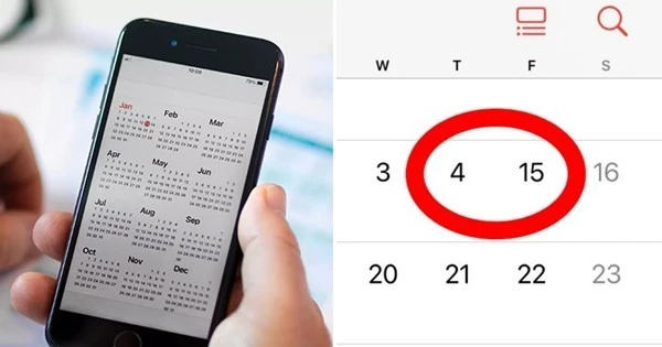 Giật mình lý do lịch trên điện thoại "bốc hơi"10 ngày