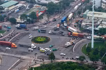 TP HCM: Cơ khí Hoàng Nam sửa chữa vỉa hè vòng xoay Phú Hữu, Thủ Đức