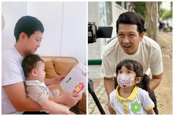 Trường Giang đóng ba trong phim mới, đời thực khéo chăm con