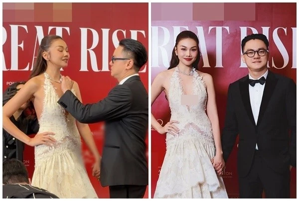 Siêu mẫu Thanh Hằng được chồng chiều chuộng