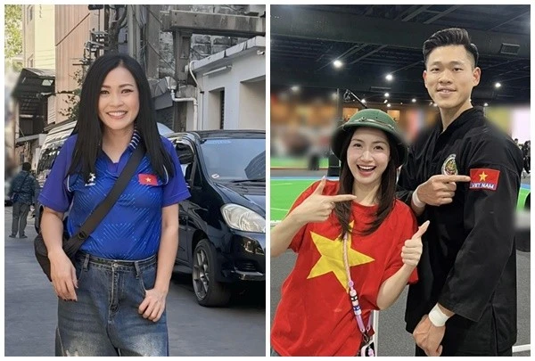 Hòa Minzy - Phương Thanh cổ vũ thể thao Việt Nam ở SEA Games 33