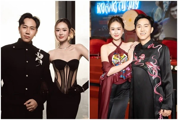 Phong cách thời trang ăn ý của vợ chồng diễn viên Anh Đức