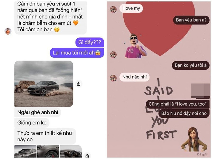 Những tin nhắn hài hước giữa vợ chồng Bảo Thanh khiến người hâm mộ cười nghiêng ngả. Ảnh: FB Đức Thắng.