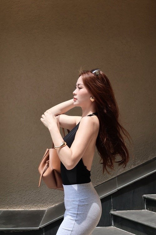 Sau Hoa hậu Việt Nam, Diễm Trang làm MC. Ảnh: FB Diễm Trang.