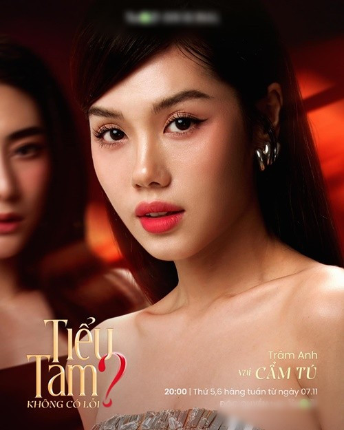 Theo Thể Thao Văn Hóa, trong phim Tiểu tam không có lỗi?, Trâm Anh đóng vai người thứ ba. Ảnh: FB Trâm Anh.