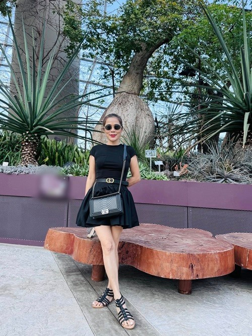 Gia đình nữ ca sĩ thường xuyên đi nghỉ dưỡng để tình cảm gia đình thêm gắn kết. Ảnh: FB Mỹ Lệ.