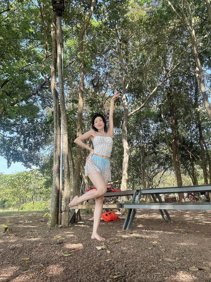 Nhan sắc của Lamoon được ví như như "bạch nguyệt quang" (ánh trăng sáng). Ảnh: FB Lamoon.