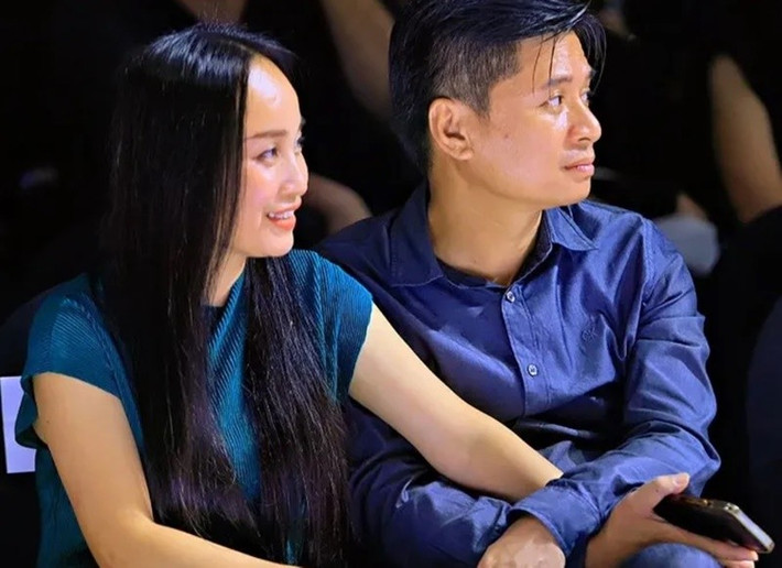 Chồng Thu Huyền là NSND Tấn Minh - giám đốc Nhà hát Ca múa nhạc Thăng Long. Ảnh: Pháp Luật TP HCM.