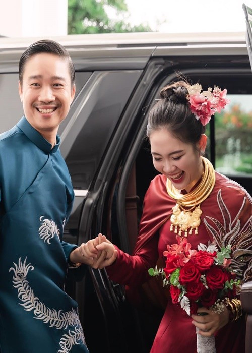 Chồng Mai Anh là doanh nhân Nguyễn Văn Thanh - Chủ tịch tập đoàn ngành bất động sản. Cả hai chênh nhau 16 tuổi. Ảnh: FB Mai Anh.