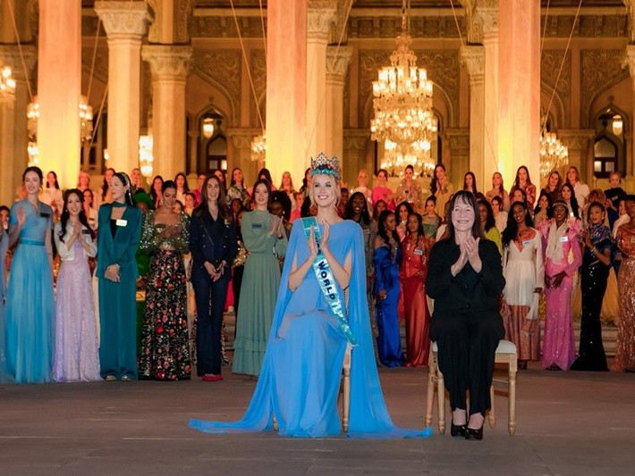 Krystyna sẽ chuyển giao vương miện Miss World vào ngày 31/5/2025. Ảnh: Instagram Krystyna Pyszkova.