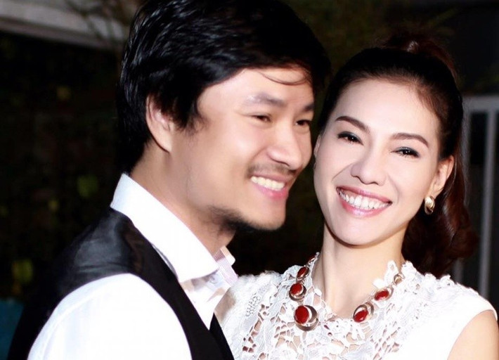 Vợ chồng 'bà trùm hoa hậu' có nhiều khoảnh khắc tình tứ trong 14 năm chung sống. Ảnh: FB Phạm Kim Dung.