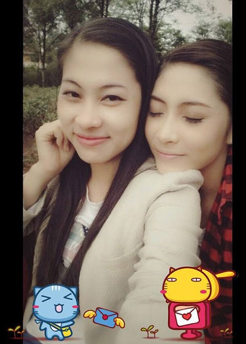 Sau khi Thu Thảo đăng quang Hoa hậu Đại dương 2014, Thùy Trang làm quản lý cho em gái được 2 năm thì nghỉ. Ảnh: FB Thùy Trang.