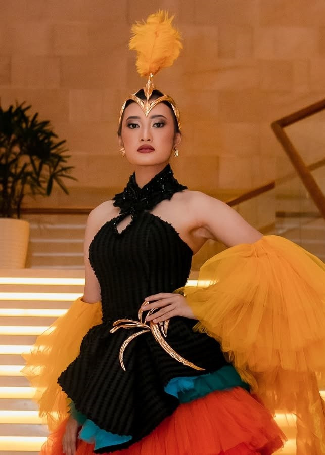 Ngoài chiến thắng phần thi Tài năng, đại diện Indonesia còn vào top 32 phần thi Thể thao. Ảnh: Instagram Monica.