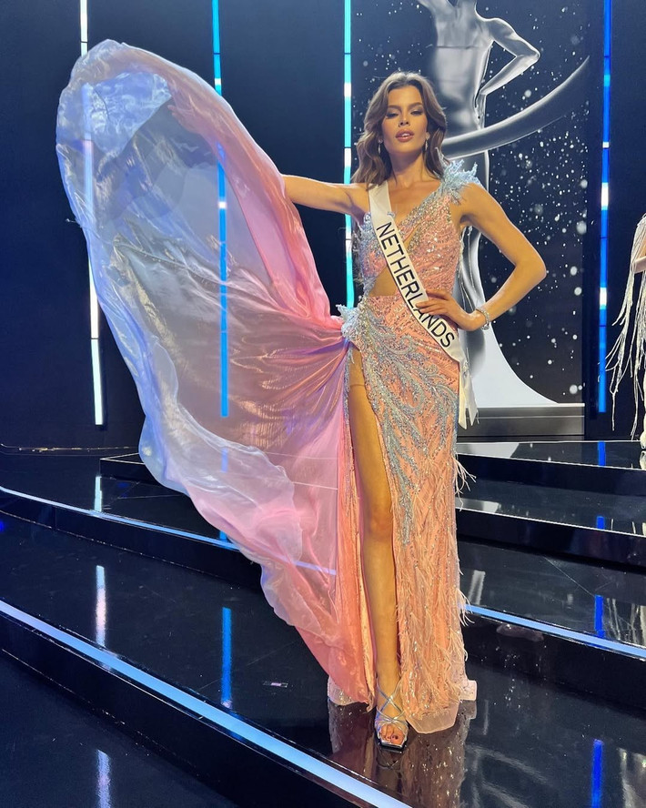 Trong chung kết Miss Universe 2023, mỹ nhân Hà Lan không vào top. Ảnh: Instagram Kolle.