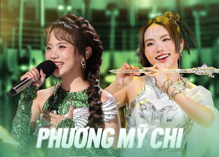 Trong tập mới nhất của cuộc thi âm nhạc châu Á Sing! Asia 2025 ghi hình ở trạm Vịnh Hạ Long (Việt Nam), Phương Mỹ Chi giành chiến thắng trong phần thi đối kháng với đại diện Nhật Bản. Ngoài Sing! Asia 2025, cô còn tham gia Em xinh say hi. Trong Live Stage 1 Em xinh say hi, nhóm Phương Mỹ Chi giành chiến thắng. Ảnh: FB Phương Mỹ Chi.