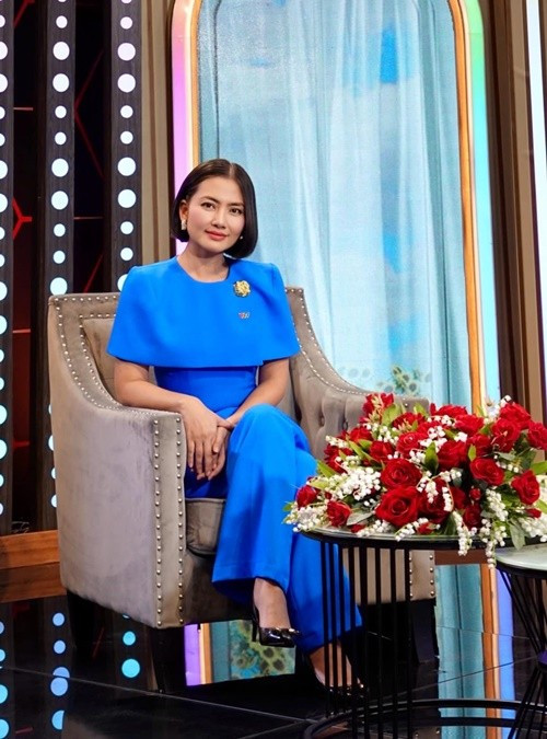 Tháng 8/2024, cô bất ngờ tuyên bố ngưng đóng phim để tập trung chăm lo cho con trai. Ảnh: FB Ngọc Lan.